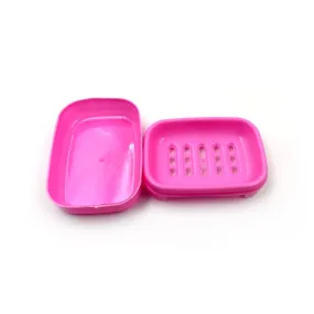 1196 Covered Soap keeping Plastic Case for Bathroom use