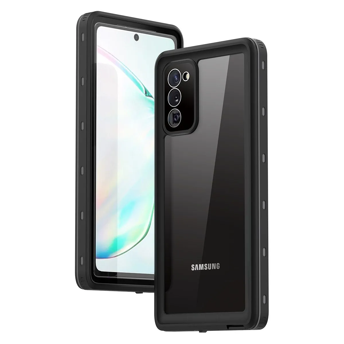 2 meters Waterproof Case for Samsung Galaxy Note 20 Ultra 360 Full Body Rugged Clear Back Cover Anti Skid Fall |Phone Case & Covers|