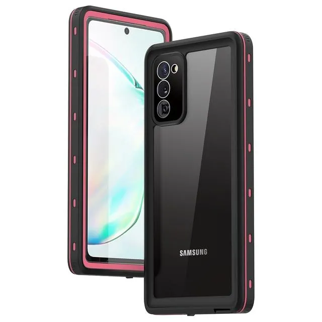 2 meters Waterproof Case for Samsung Galaxy Note 20 Ultra 360 Full Body Rugged Clear Back Cover Anti Skid Fall |Phone Case & Covers|