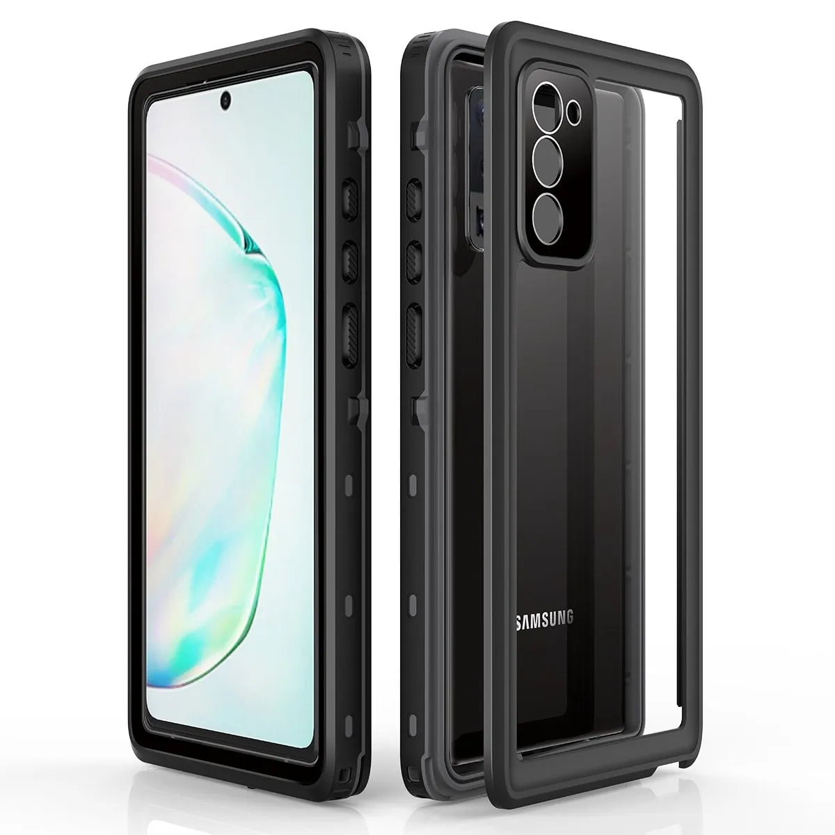 2 meters Waterproof Case for Samsung Galaxy Note 20 Ultra 360 Full Body Rugged Clear Back Cover Anti Skid Fall |Phone Case & Covers|