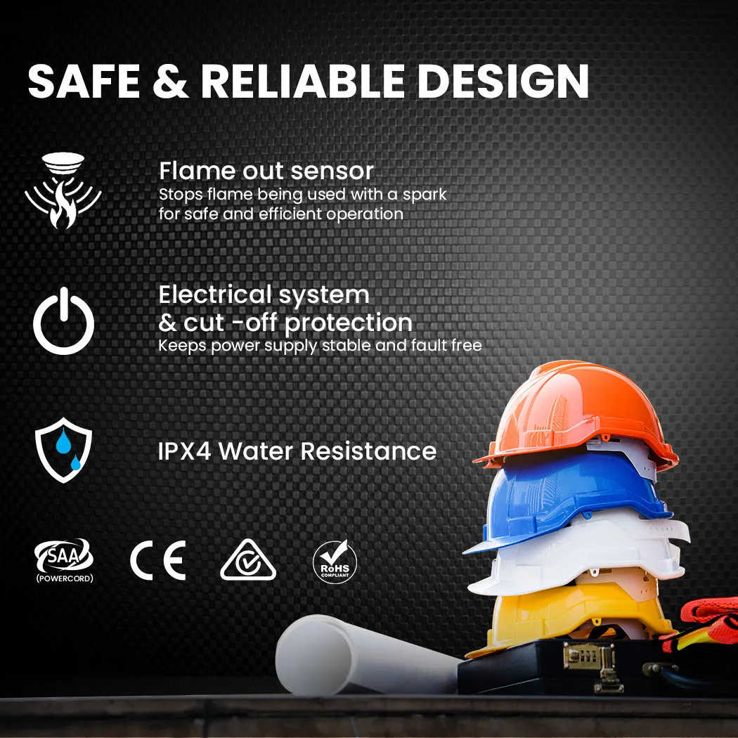 20KW Portable Diesel Heater with 10hr Runtime, UNIMAC