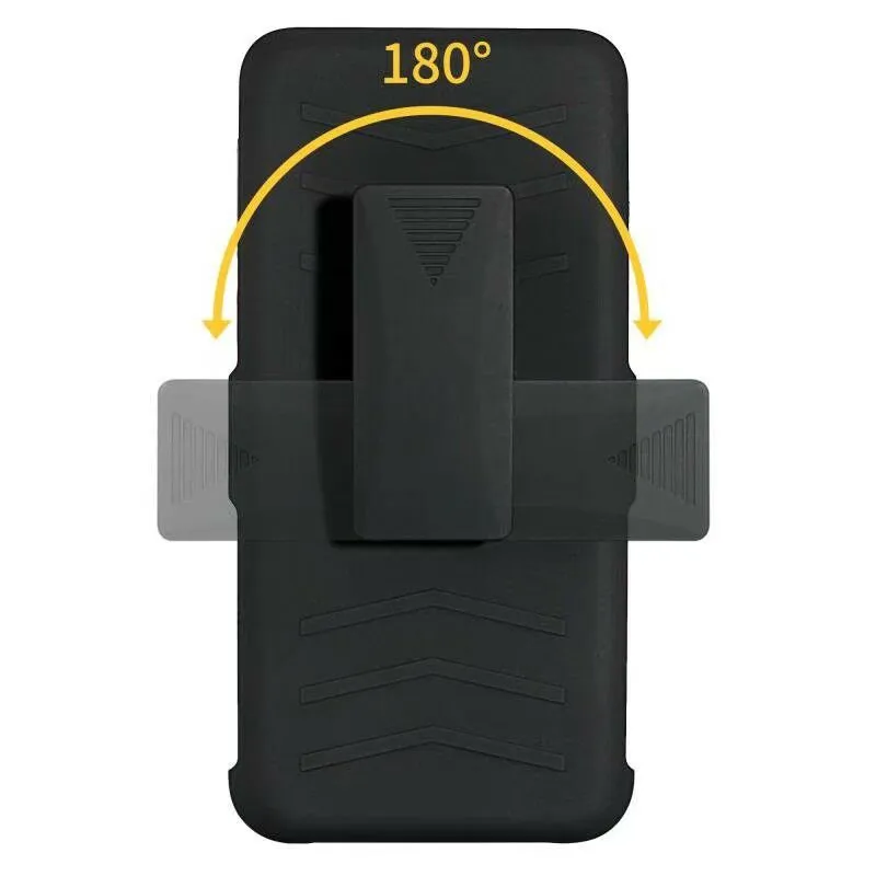 3 in 1 Armour Shockproof Case For iPhone 12 mini 11 Pro MAX XS XR X 6s 7 8 Plus Cases Belt Clip Full Protection Cover
