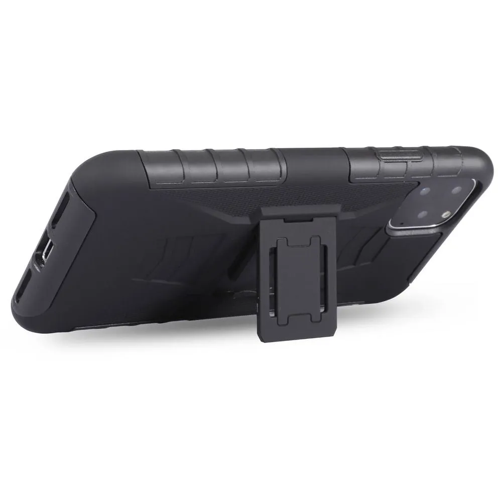 3 in 1 Armour Shockproof Case For iPhone 12 mini 11 Pro MAX XS XR X 6s 7 8 Plus Cases Belt Clip Full Protection Cover
