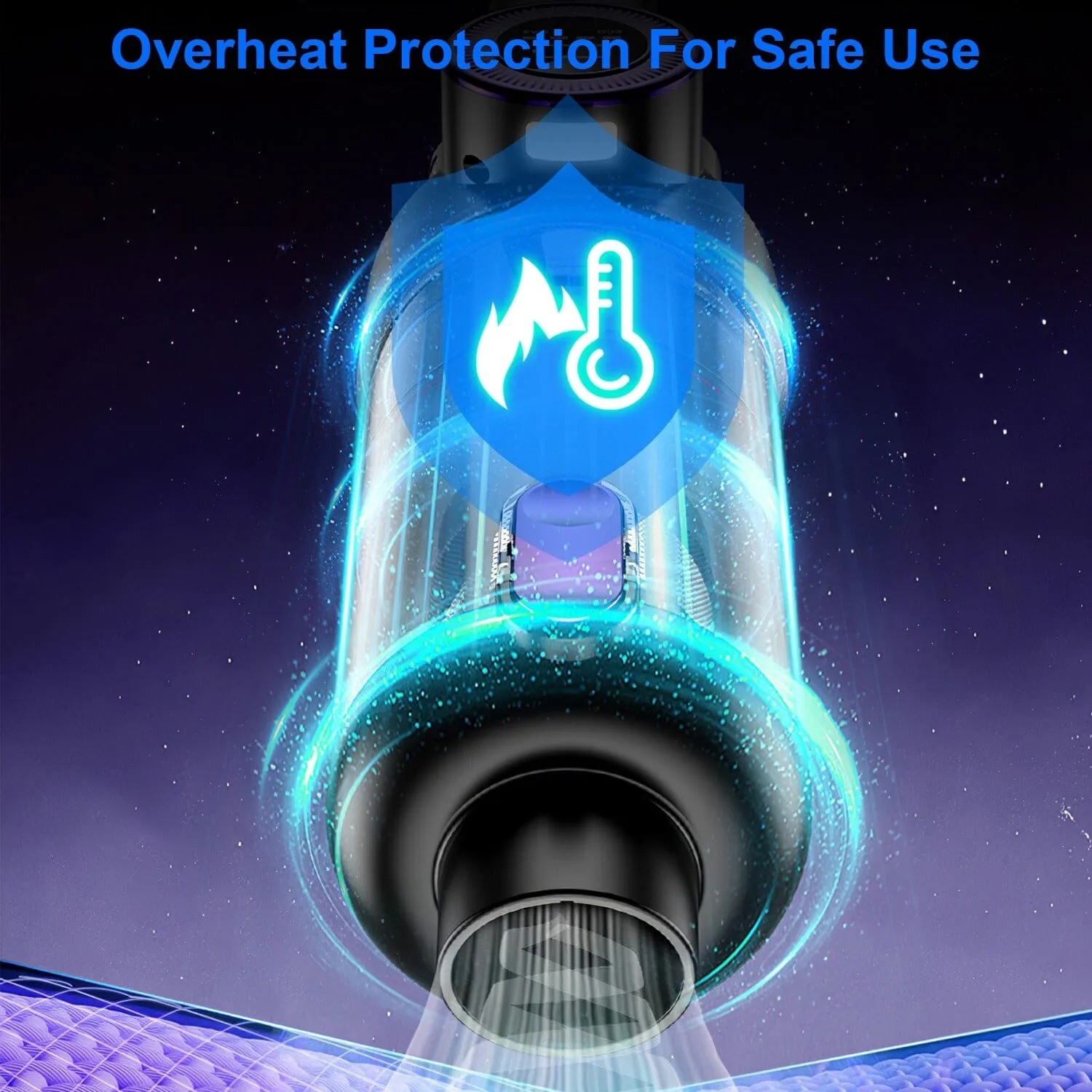 3-in-1 Handheld Cordless Car Vacuum Cleaner