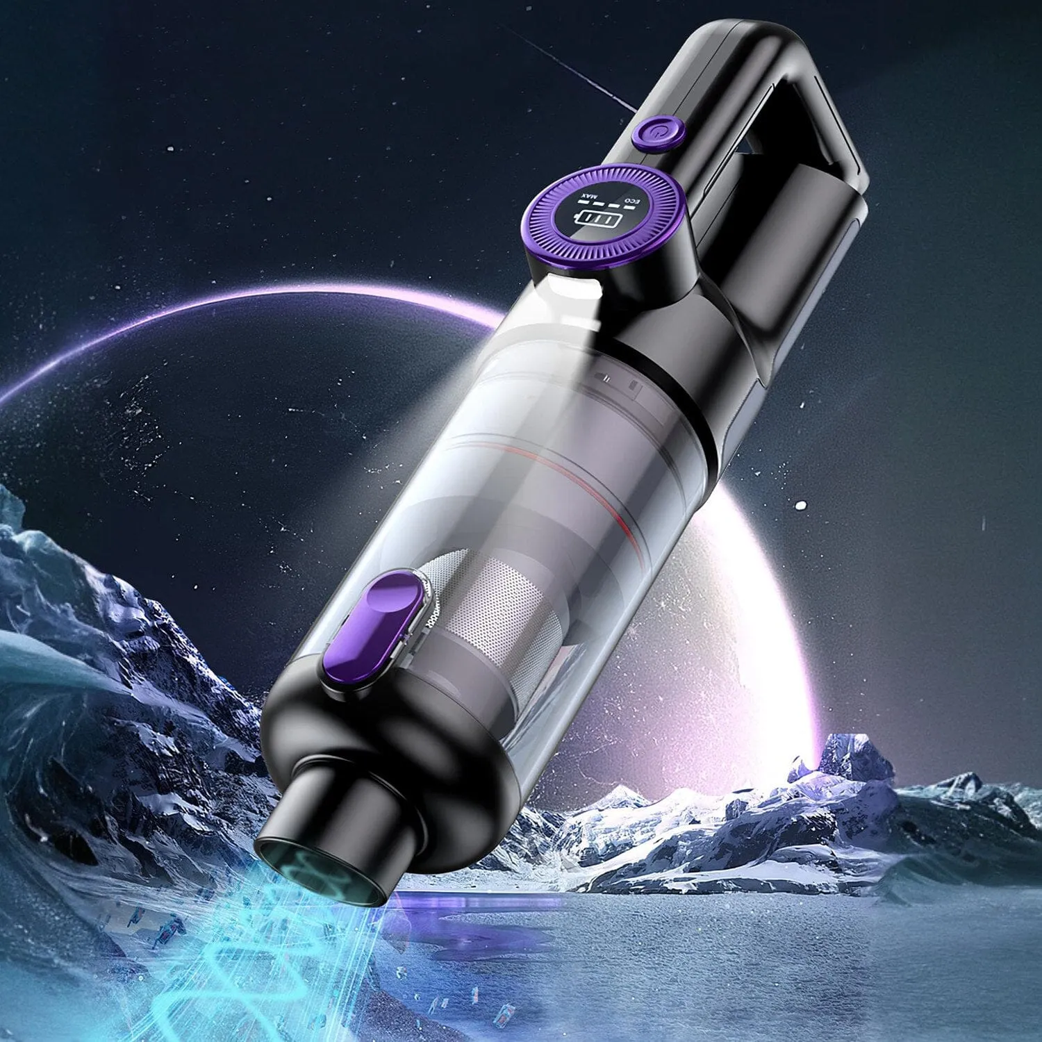 3-in-1 Handheld Cordless Car Vacuum Cleaner