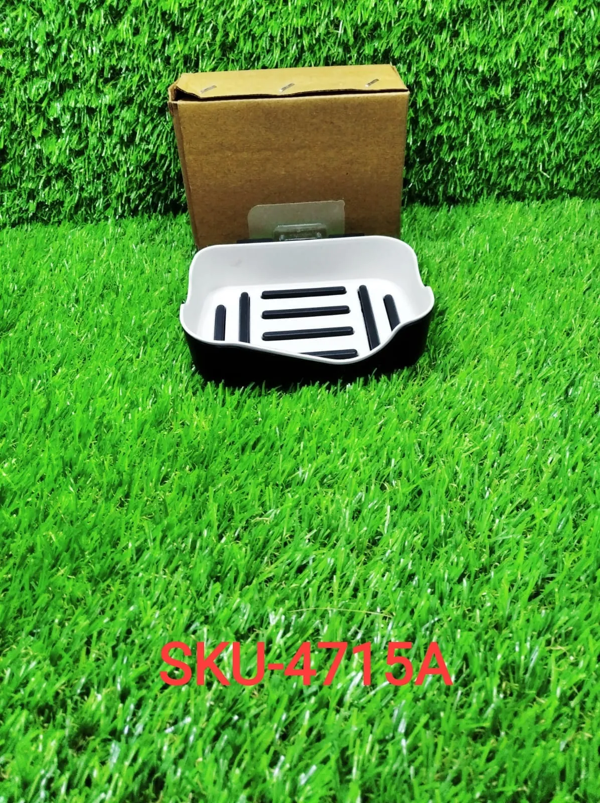 4715A Multipurpose Sticker Wall Mounted Plastic Soap Holder & Dispenser (With Box)