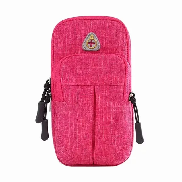 6.0" Universal Mobile Phone Bags Holder Outdoor Sport Arm Pouch Bag For iPhone 6.5" On Hand Sports Running Armband Bag Arm Case