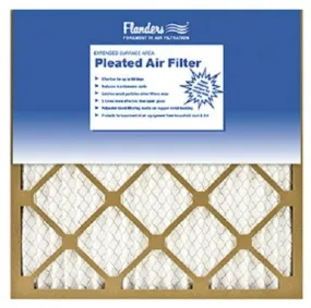 AAF/Flanders 81555.011224 12" x 24" x 1" Basic Pleated 60 Day Disposable Furnace Air Filter MERV 6 - Quantity of 12