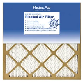 AAF/Flanders 81555.011625 16" x 25 "x 1" Disposable MERV 6 Furnace Air Filters - Quantity of 12