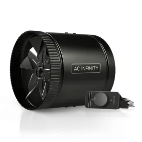 AC Infinity RAXIAL S8, Inline Booster Duct Fan with Speed Controller, 8-Inch