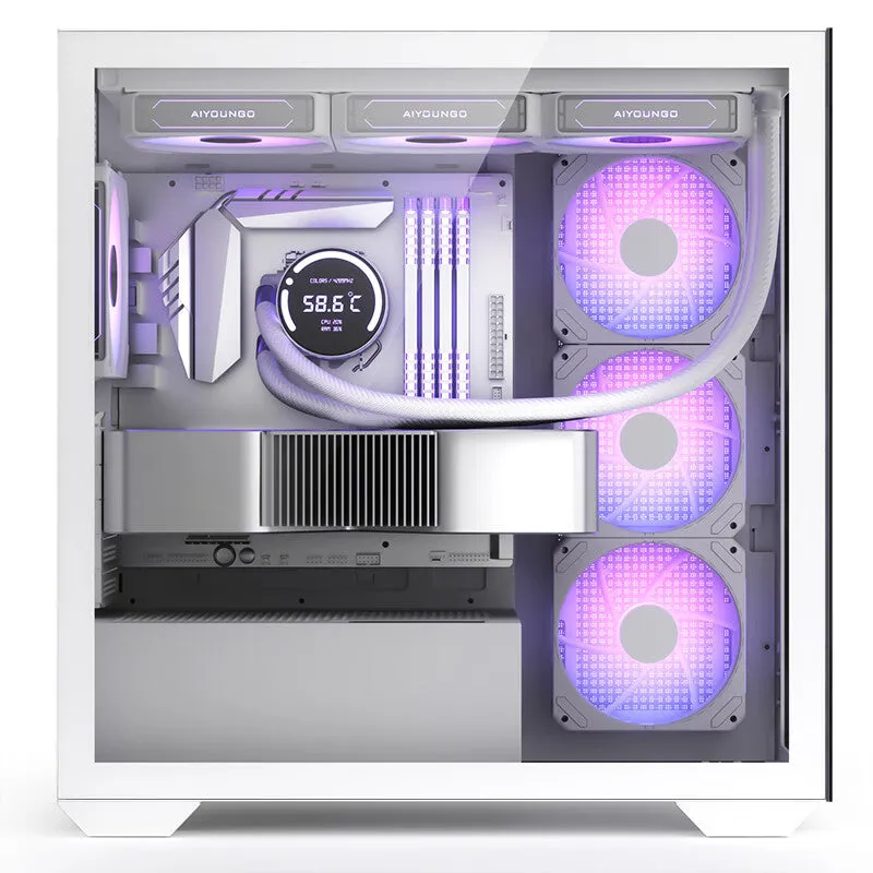 Aigo Moonlight Treasure box Mirror-mini, Mini Tower, white