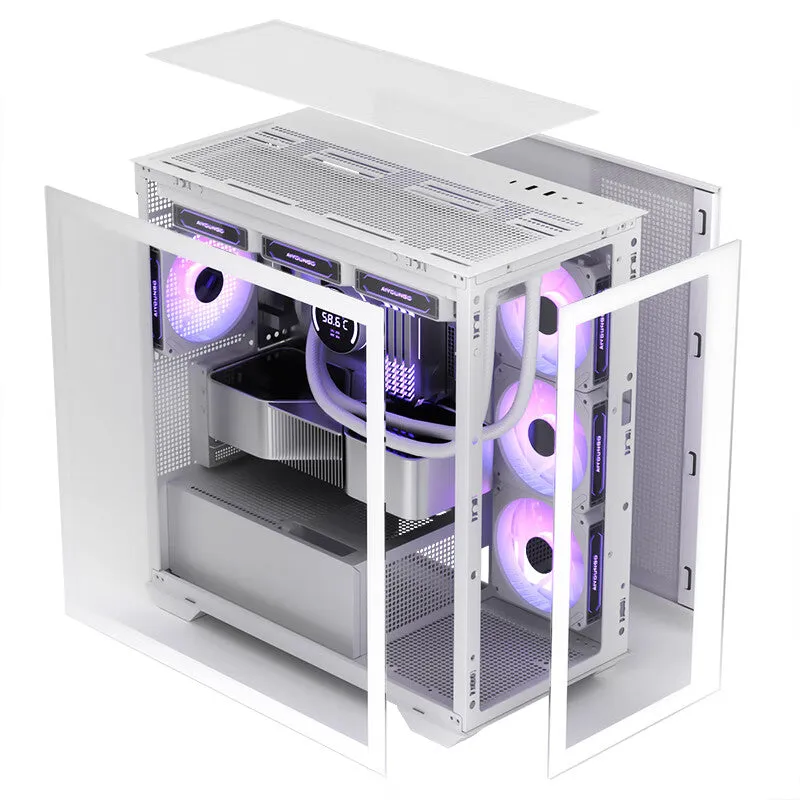 Aigo Moonlight Treasure box Mirror-mini, Mini Tower, white
