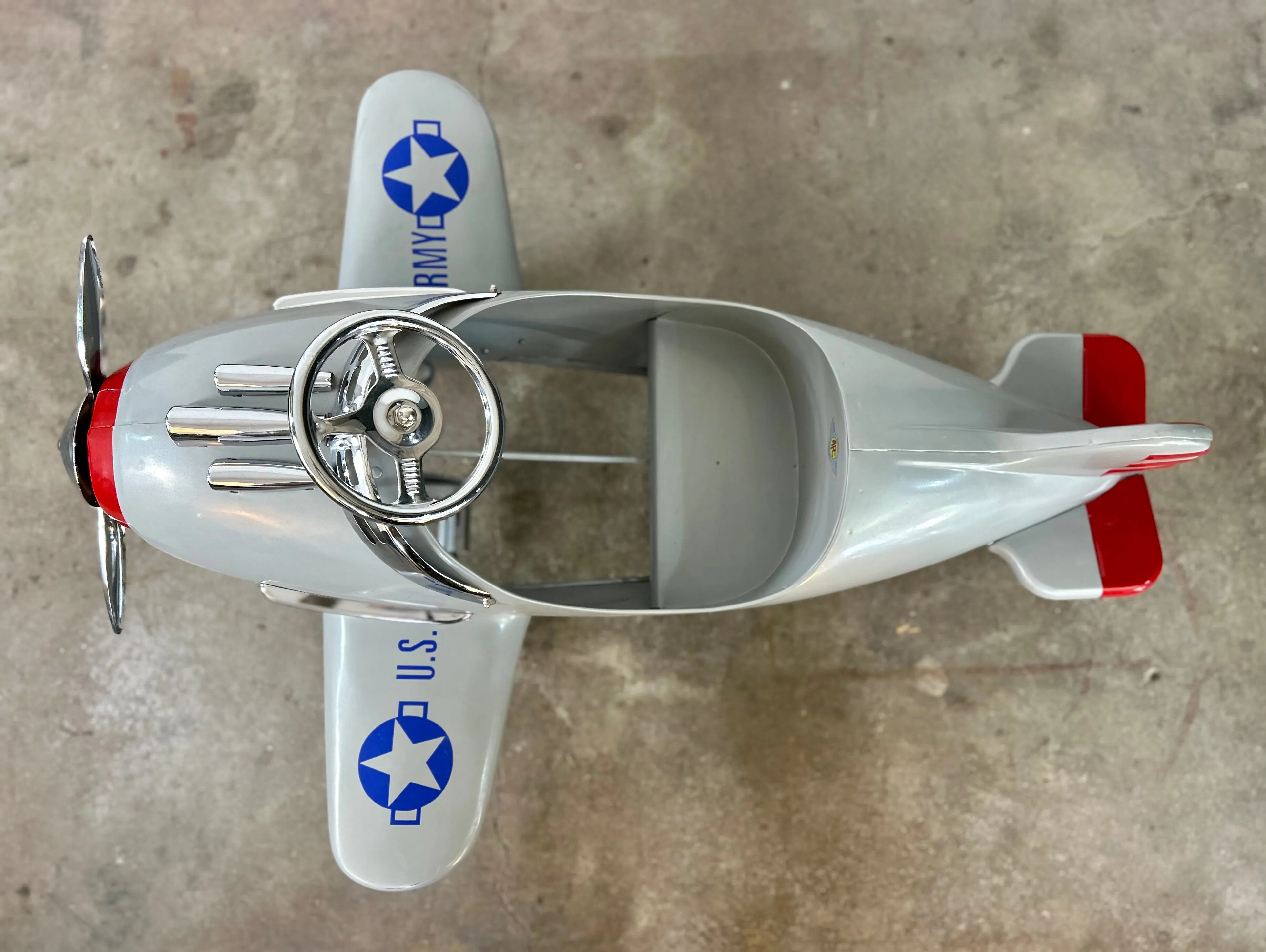 Airflow Collection Murray Pursuit Pedal Car Airplane Circa 1940's Replica