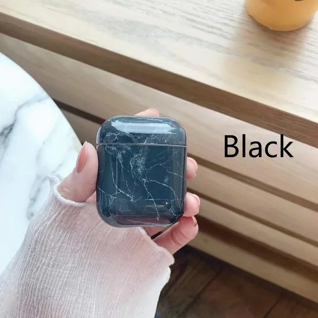 AirPods Thickening for Apple Anti-drop Shockproof Cover for AirPods 2 Protector Case Headset Soft Stone Silicone Case - US Fast Shipping