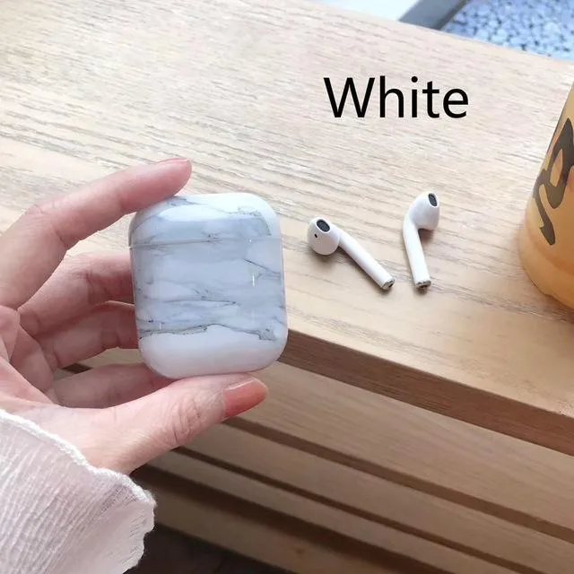 AirPods Thickening for Apple Anti-drop Shockproof Cover for AirPods 2 Protector Case Headset Soft Stone Silicone Case - US Fast Shipping