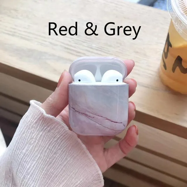 AirPods Thickening for Apple Anti-drop Shockproof Cover for AirPods 2 Protector Case Headset Soft Stone Silicone Case - US Fast Shipping