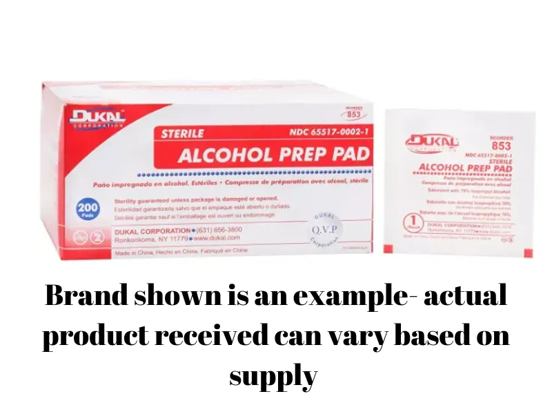 Alcohol Preps (Box of 200)