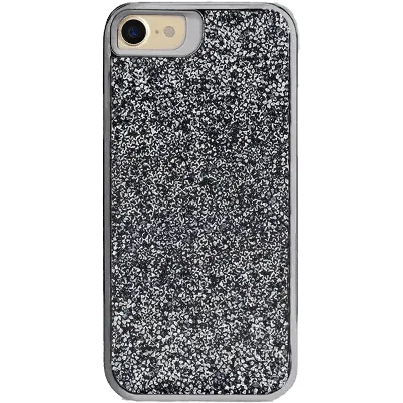 All That Glitter | Charcoal Silver Crystal Case