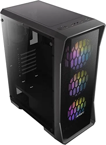 ANTEC NX Series NX360, High-Airflow Mesh Front Panel, 4 x 120mm Fans Included, Tempered Glass Side Panels, 360mm Radiator Support, Mid-Tower ATX Gaming Case