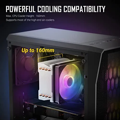 ANTEC NX Series NX360, High-Airflow Mesh Front Panel, 4 x 120mm Fans Included, Tempered Glass Side Panels, 360mm Radiator Support, Mid-Tower ATX Gaming Case