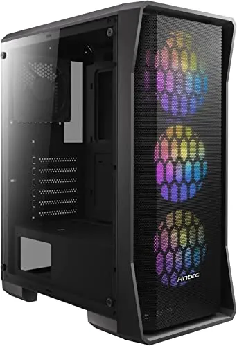 ANTEC NX Series NX360, High-Airflow Mesh Front Panel, 4 x 120mm Fans Included, Tempered Glass Side Panels, 360mm Radiator Support, Mid-Tower ATX Gaming Case