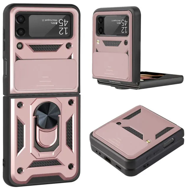 Armour Shockproof Lens Protection Stand Holder For Samsung Z Flip 3