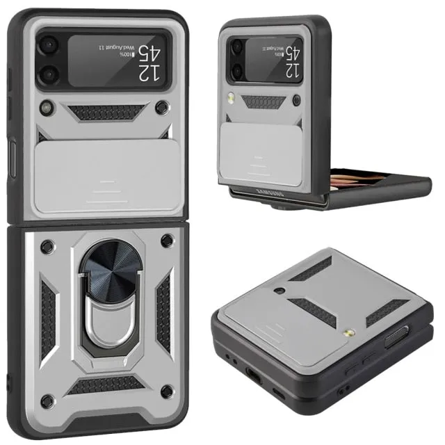 Armour Shockproof Lens Protection Stand Holder For Samsung Z Flip 3
