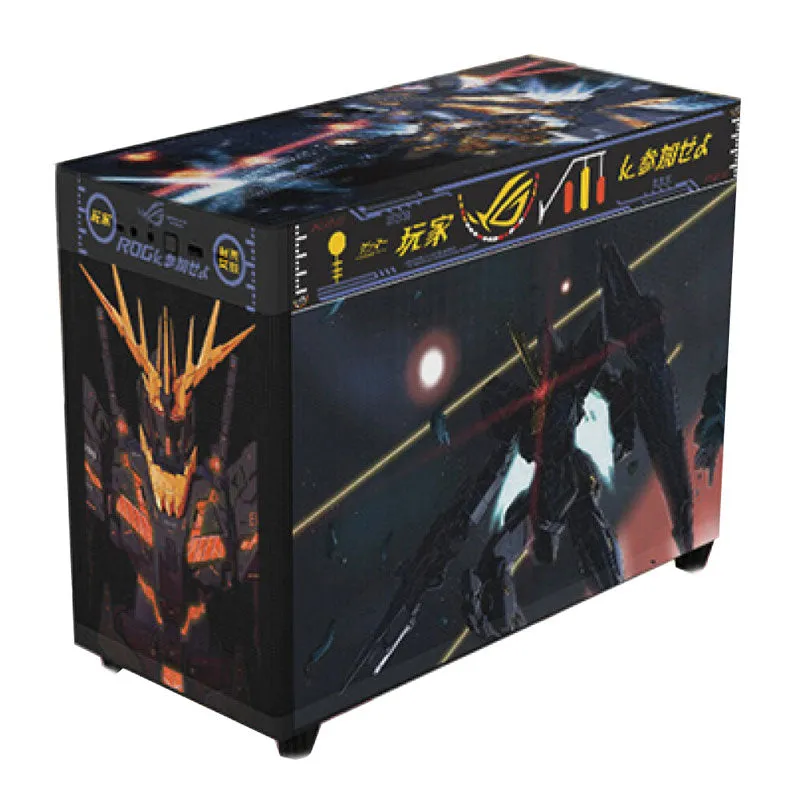 ASUS Custom AP201 Ice Cube-Banshee Case, Mini Tower, Black/Pattern