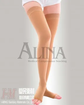 ATH3040 Alina Compression Stockings Thigh High, Heavy Compression