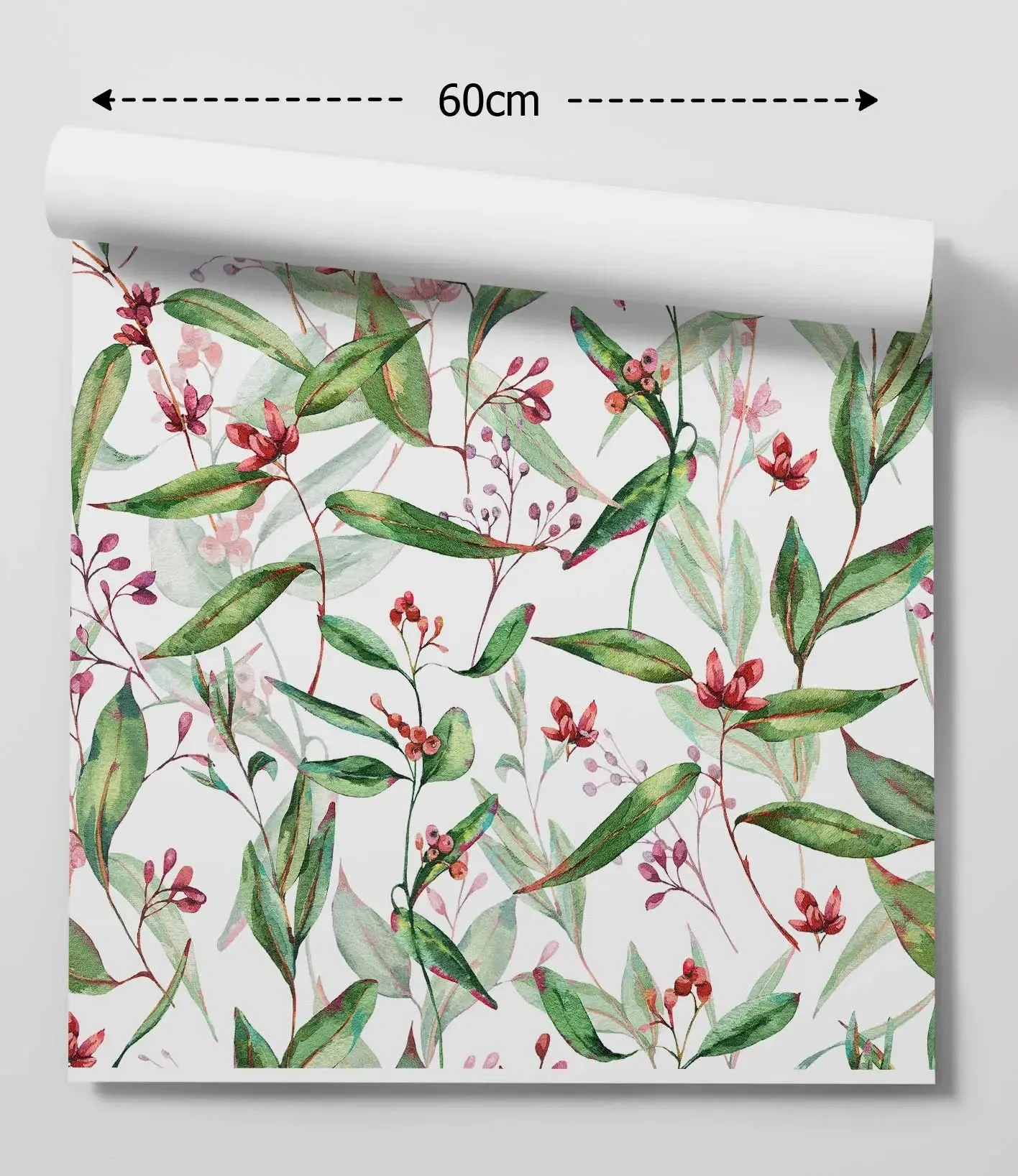 Australian Native Garden HALF SIZE - Australian Native Watercolour Removable Wallpaper