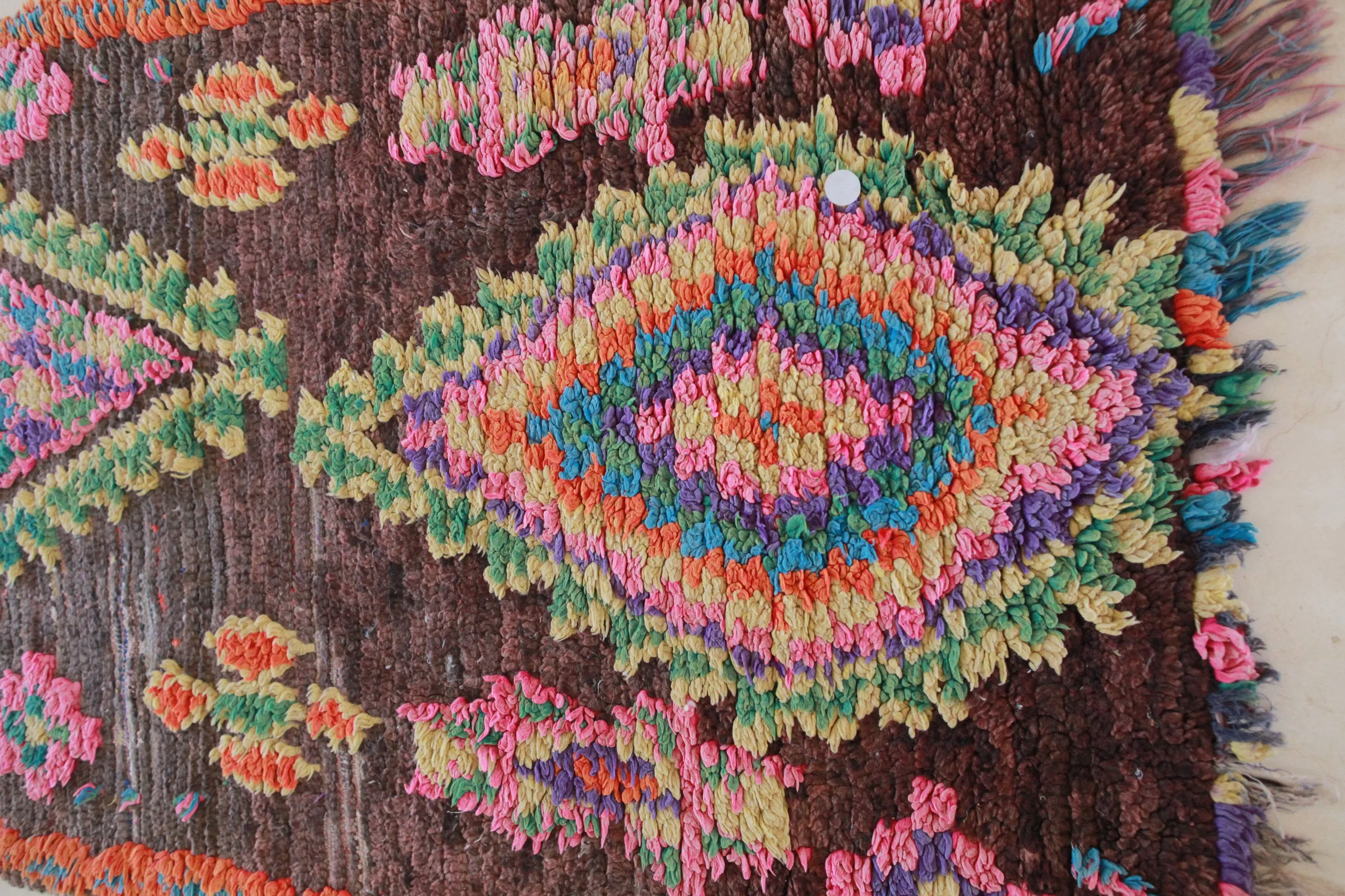 AZILAL  Runner Vintage Moroccan Runner Rug. Modern Design.