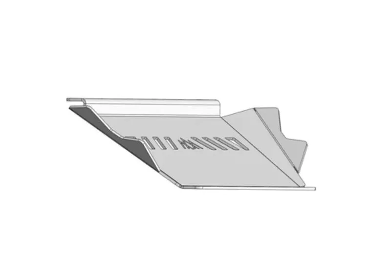 Backwoods 5th Gen 4Runner Aluminum Connector Skid Plate - 2010 
