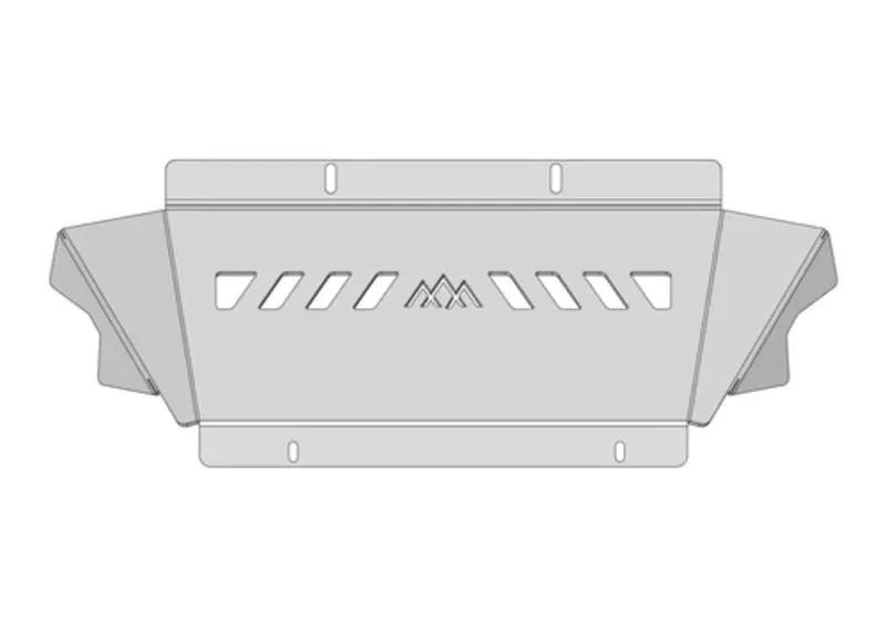 Backwoods 5th Gen 4Runner Aluminum Connector Skid Plate - 2010 