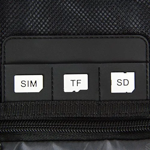 BAGSMART Electronic Organizer Travel Universal Cable Organizer Electronics Accessories Cases for Cable, Charger, Phone, USB, SD Card, Black