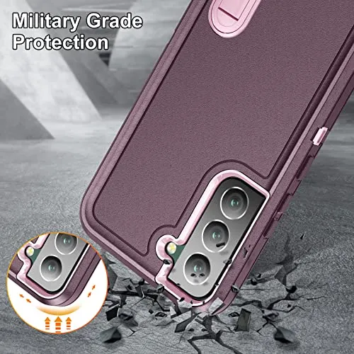 BaHaHoues Samsung Galaxy S22 Case Night Purple Baby Pink Shockproof 61 Inch