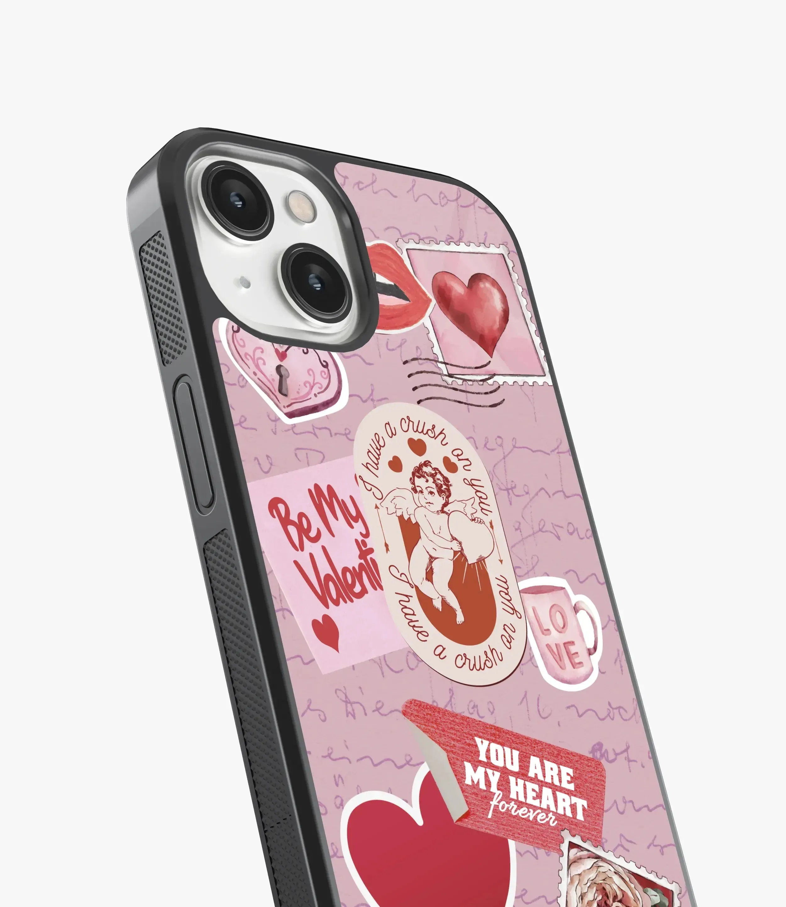 Be My Valentine Glass Phone Case