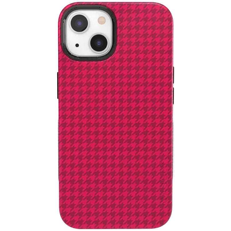 Best Dressed | Red Houndstooth Case