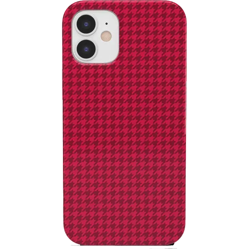 Best Dressed | Red Houndstooth Case