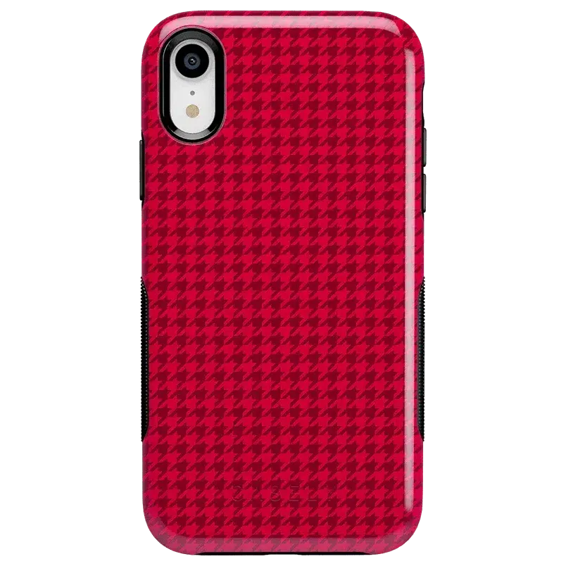Best Dressed | Red Houndstooth Case