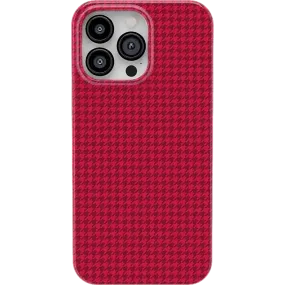 Best Dressed | Red Houndstooth Case