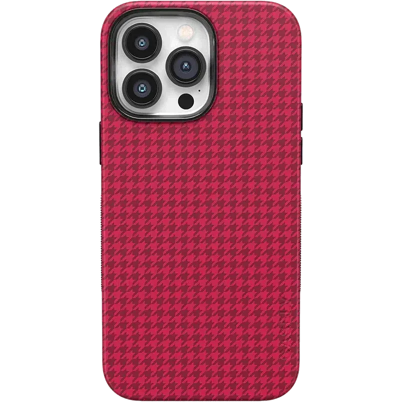 Best Dressed | Red Houndstooth Case