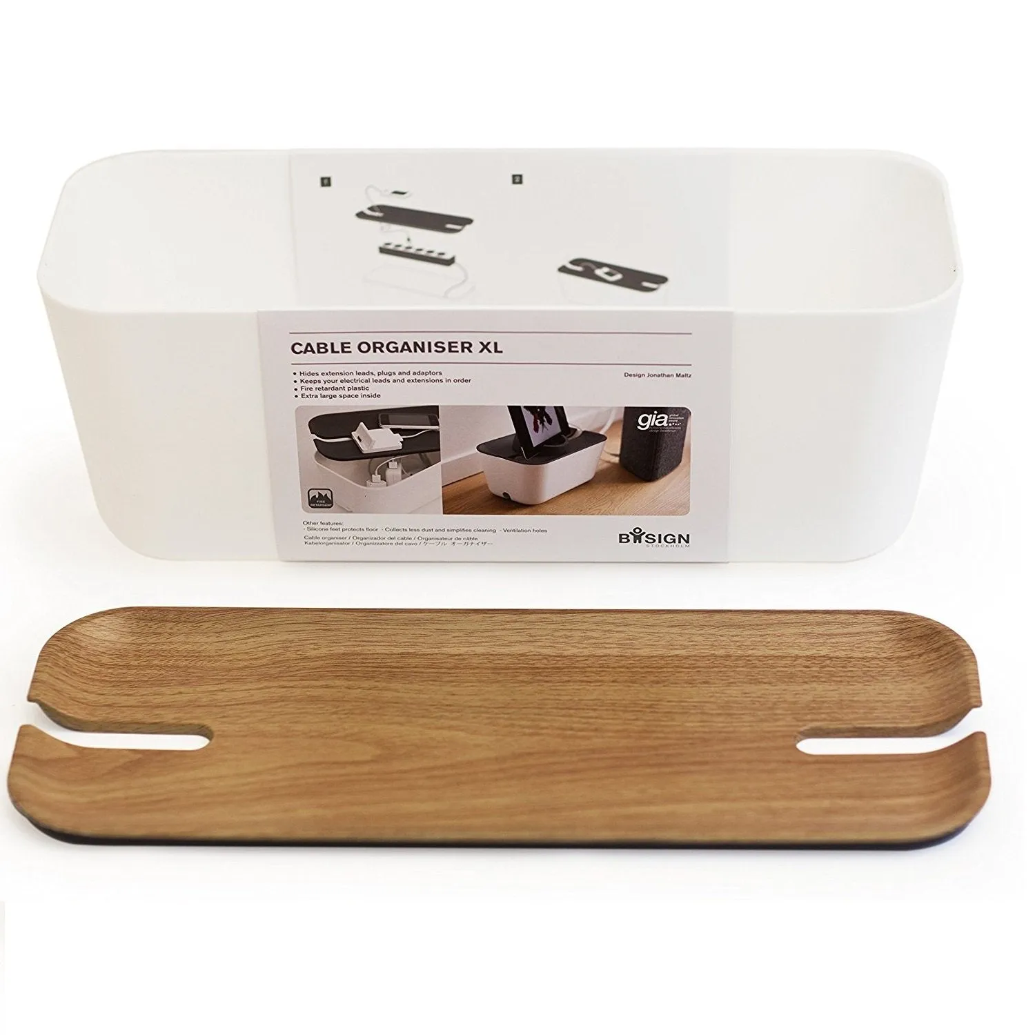 Bosign Hideaway Cable Organiser - Natural XL