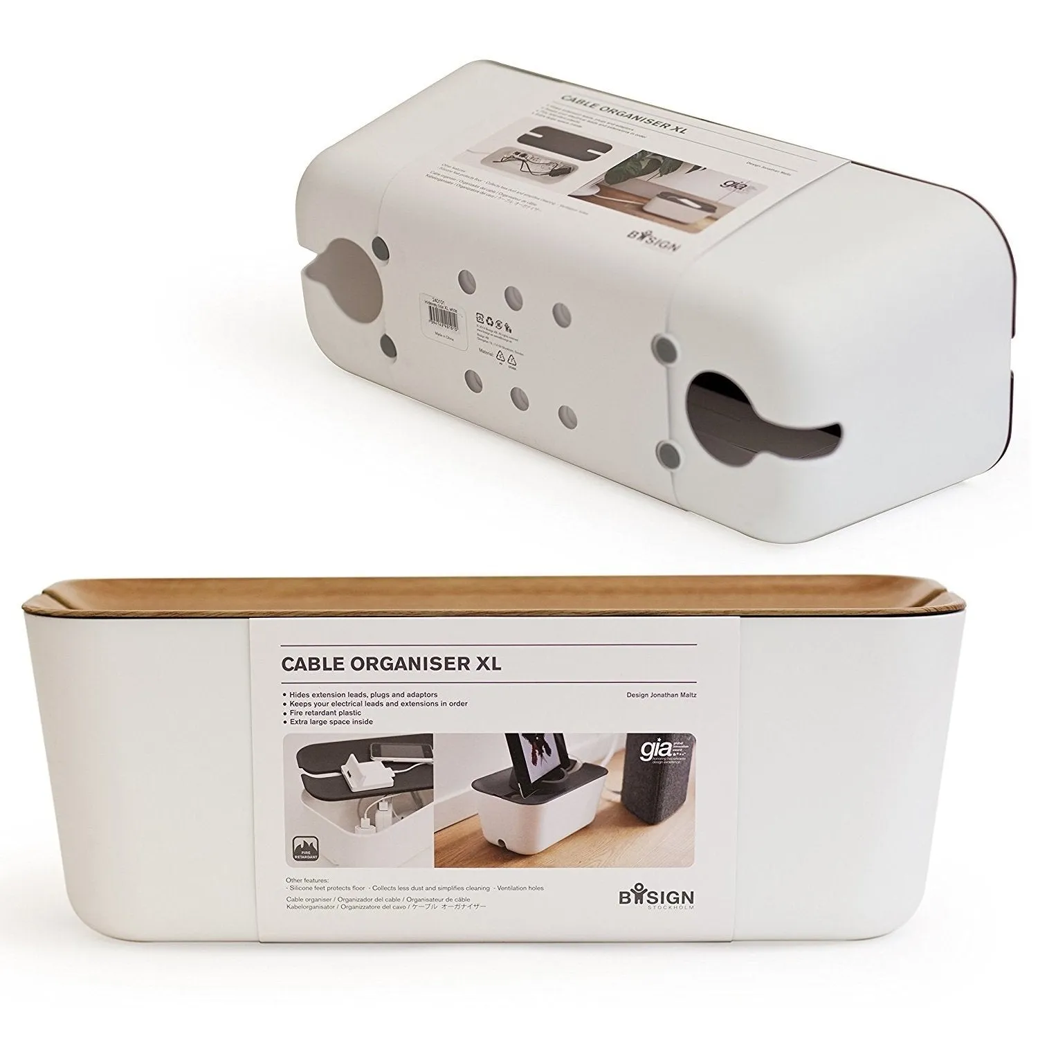 Bosign Hideaway Cable Organiser - Natural XL