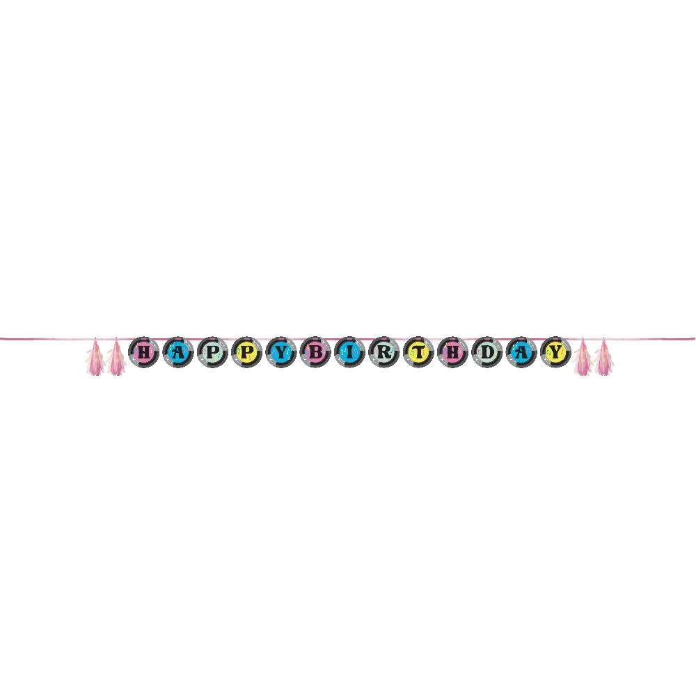 Bulk Birthday Beats Happy Birthday Ribbon Banner (Case of 12)