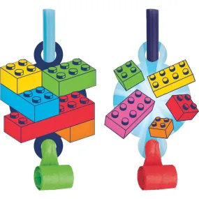 Bulk Block Bash Toy Blocks Party Blower Horns (Case of 48)
