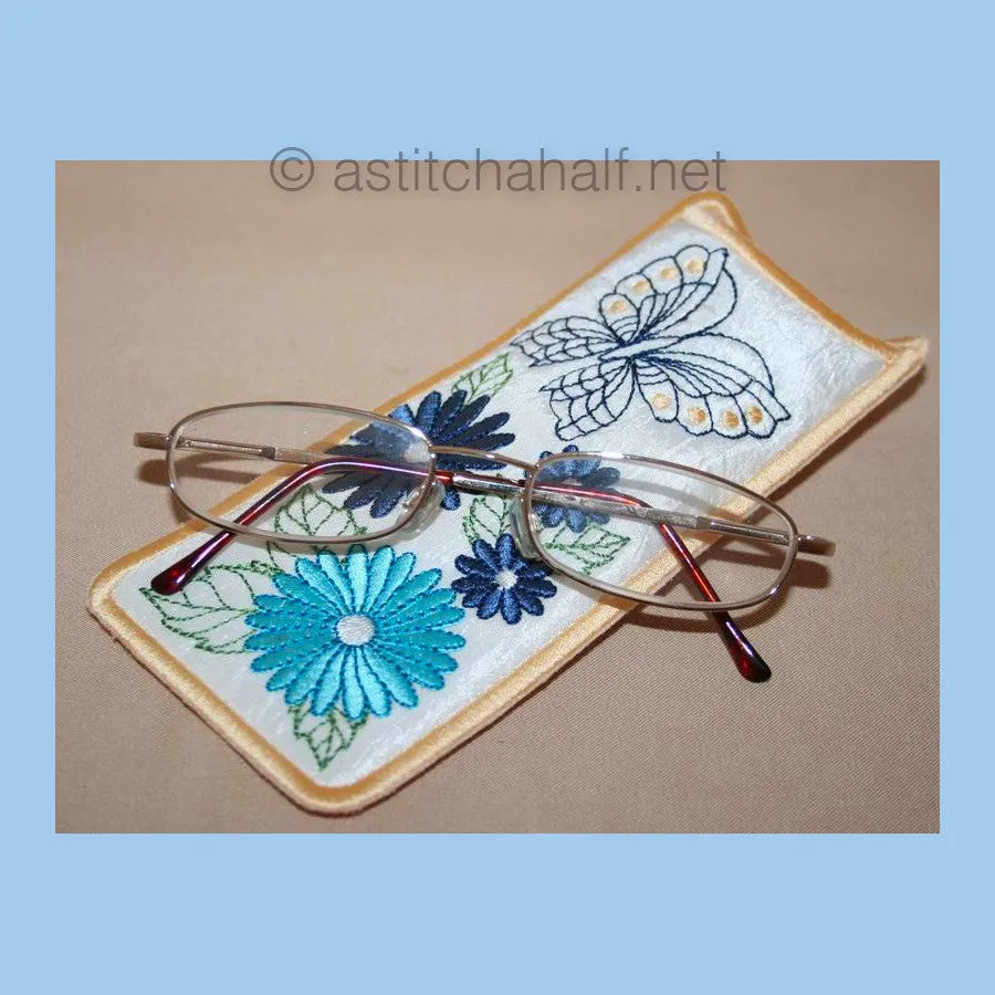 Butterfly Daisy Eyeglass Cases