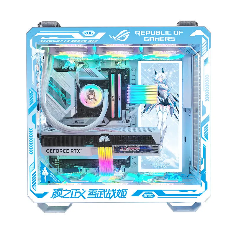 Case ASUS TUF GT502 Custom Fuxue, Mid Tower, white/pattern