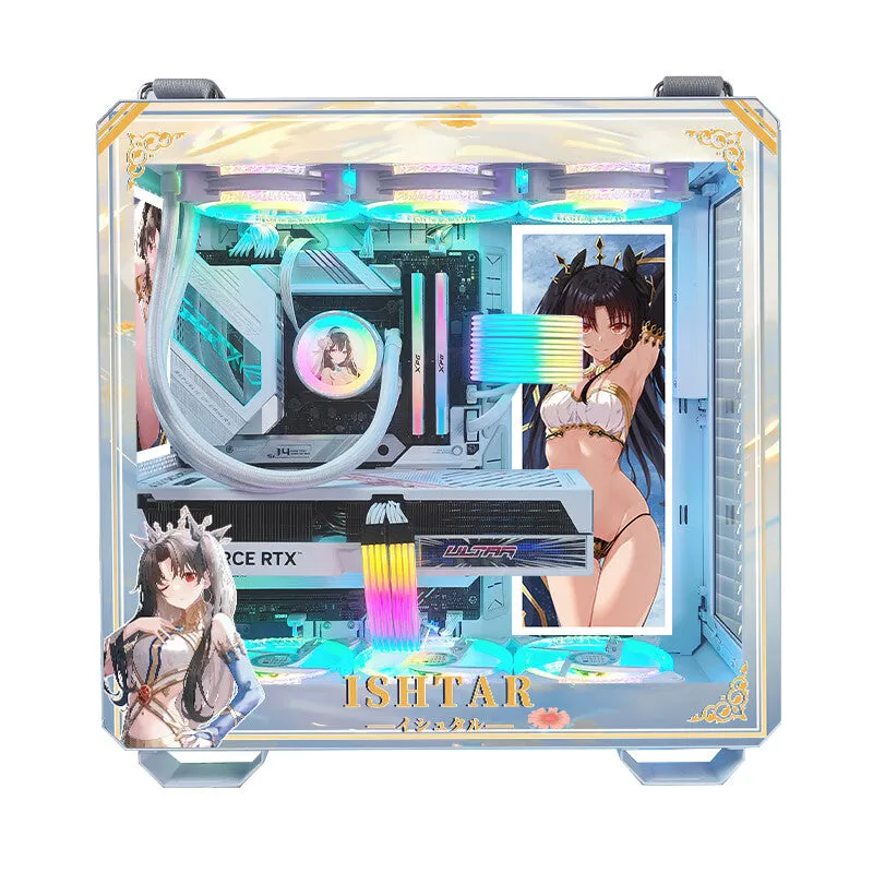 Case ASUS TUF GT502 Custom Ishtar, Mid Tower, white/pattern