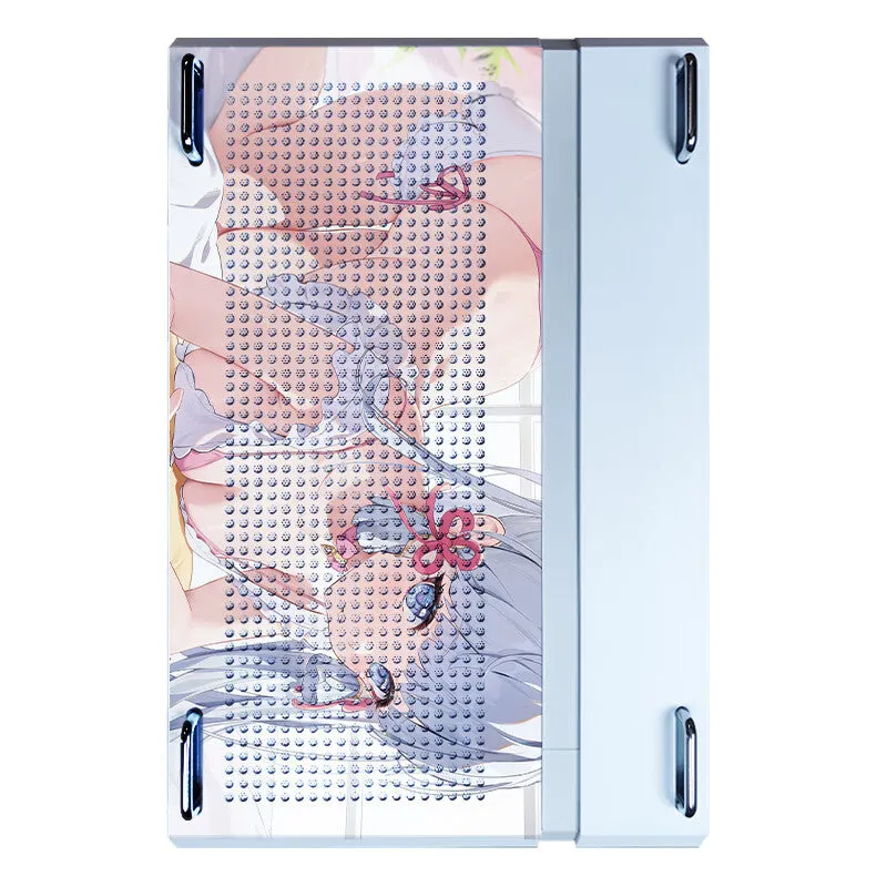Case ASUS TUF GT502 Custom Kamisato Ayaka, Mid Tower, white/pattern