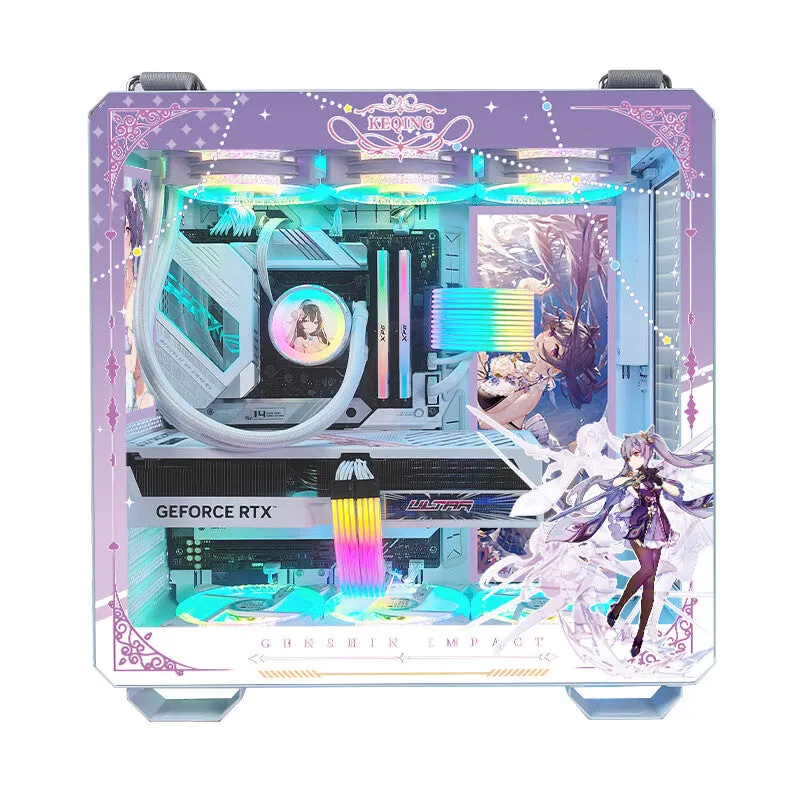 Case ASUS TUF GT502 Custom Keqing, Mid Tower, white/pattern